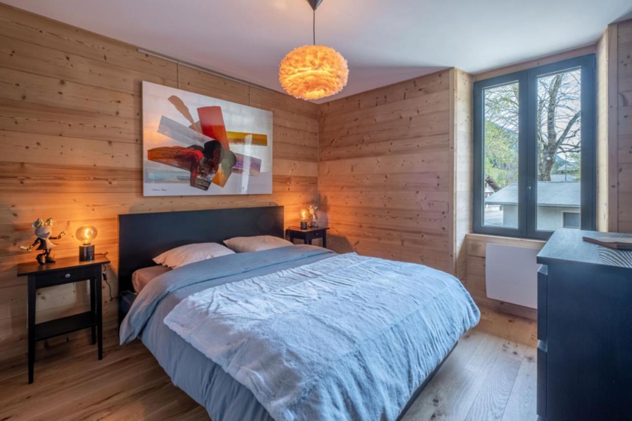 Newly Renovated Apartment With Mont Blanc View Chamonix Bagian luar foto