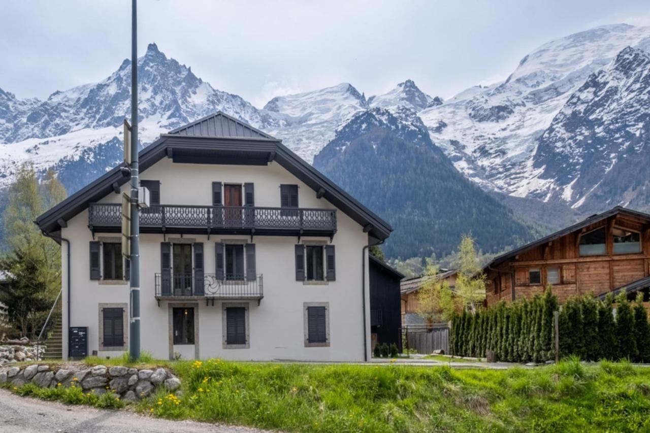 Newly Renovated Apartment With Mont Blanc View Chamonix Bagian luar foto